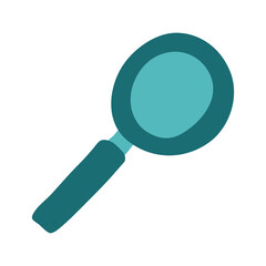search magnifying glass flat style icon
