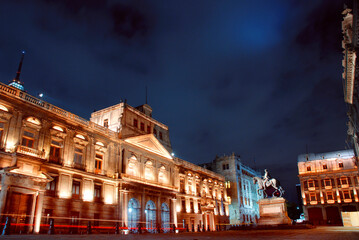Fototapeta na wymiar Noche Ciudad de México