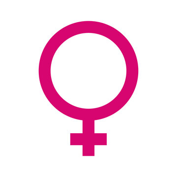 female gender symbol of sexual orientation multy style icon