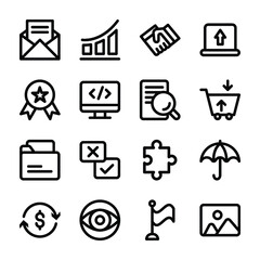 Finance Line Icons Pack