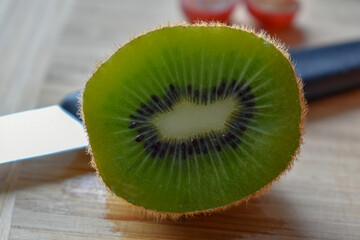 kiwi fruit on a plate