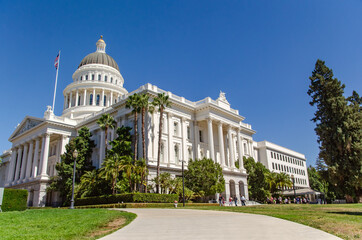 California State Capitol, Sacramento, USA. - obrazy, fototapety, plakaty