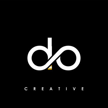 DO Letter Initial Logo Design Template Vector Illustration