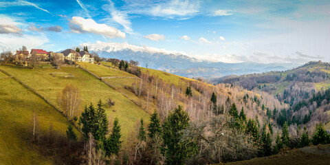 Naklejka na ściany i meble Bucegi mountains - Romania.