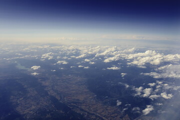 aerial view of the clouds © Iliya Mitsk