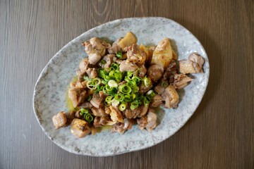 地鶏の炭火焼