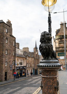 Greyfriars Bobby Statue In Edinburgh