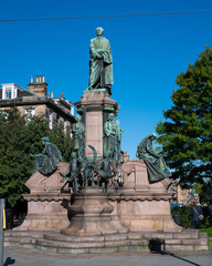 Obraz premium gladstone memorial in edinburgh, scotland