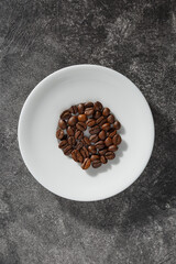 Obraz na płótnie Canvas Roasted aromatic coffee beans. Coffee beans.