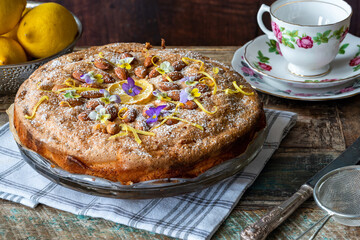 Almond and lemon cake
