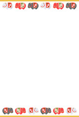 2021年賀状 丑年 お正月