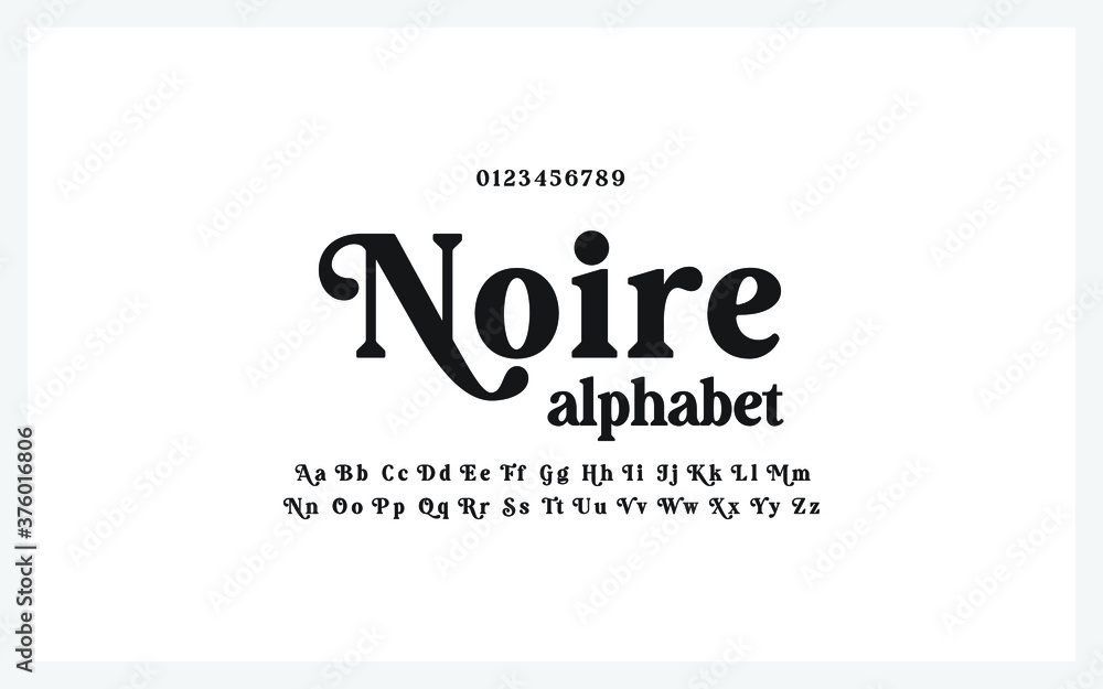 Aufkleber vintage and classic display alphabet. vector illustration of font set. typography a to z.