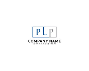 Initial Letter PLP Logo Template Design