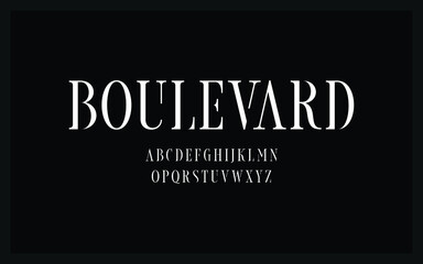 Lettering Minimalist Fashion. Elegant alphabet letters serif font and number. Typography fonts regular uppercase, lowercase.