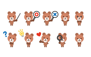 くま　キャラセットB