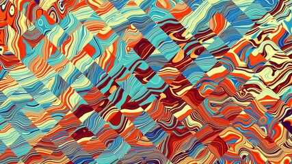 Abstract futuristic image. Aspect ratio 16 : 9