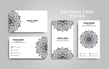 Fototapeta na wymiar modern clean professional business card