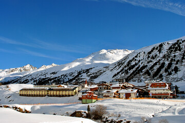 Obergurgl Hochgurgl Otztal Ski resort in the Western Tyrol Austrian Alps Austria
