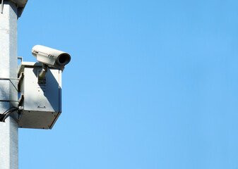 CCTV camera in the security system. Camera mounting system