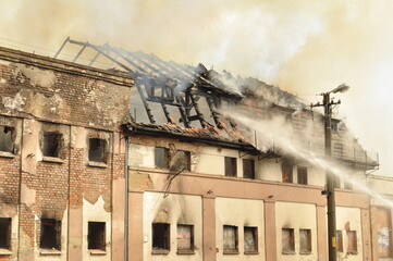 A fire in a building that no longer exists. part 22 © Marcin
