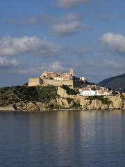 Naklejka premium Eivissa, Dalt Vila.Ibiza.Islas Pitiusas.Baleares.España.