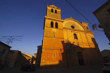 Iglesia parroquial de Sant Julia.Campos.Comarca de Migjorn. Mallorca. Baleares.España.