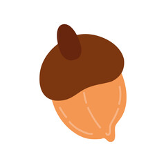 autumn nut seed seasonal icon