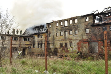 A fire in a building that no longer exists. part 4 © Marcin