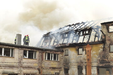 A fire in a building that no longer exists. part 3 © Marcin