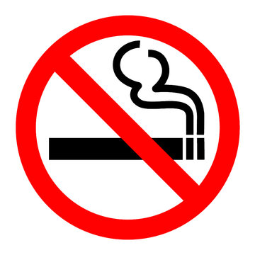no smoking sign isolated vector 