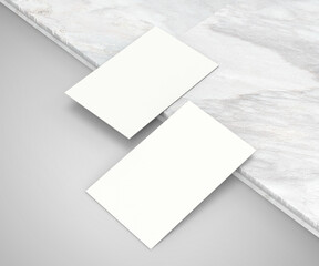 High resolution white blank Business card