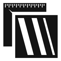 Tiler tool icon. Simple illustration of tiler tool vector icon for web design isolated on white background