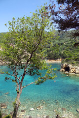 Bucht bei paleokastritsa, Korfu