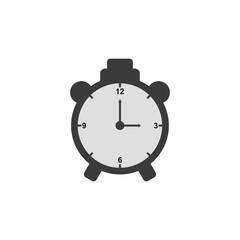 Alarm clock icon vector illustration