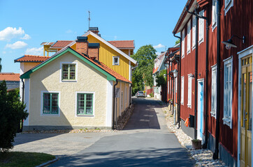 V&auml;sterviksgatan,  a street in the old part of Str&auml;ngn&auml;s