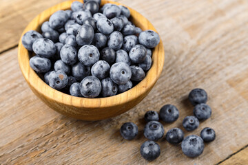 lots of organic blueberries