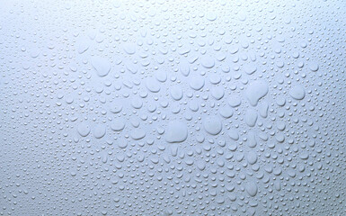 drops of water on the window