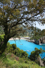 Fototapeta na wymiar Bucht bei paleokastritsa, Korfu
