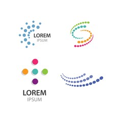 Halftone illustration symbol