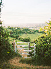 Gate to English countryside