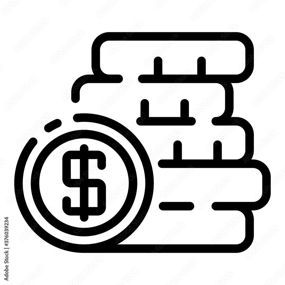 Poster blockchain icon. outline blockchain vector icon for web design isolated on white background