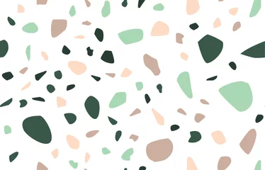 Printed roller blinds Pastel Terrazzo seamless pattern. Pastel colors. Marble. Abstract background.