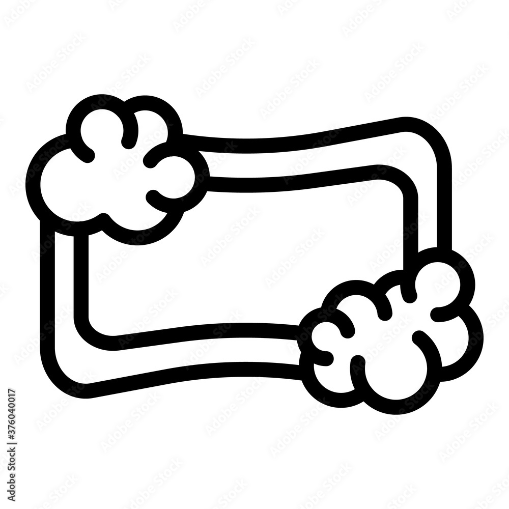 Poster shampoo sponge icon. outline shampoo sponge vector icon for web design isolated on white background