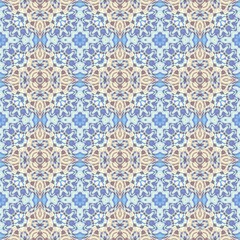 Fototapeta premium Abstract mosaic art pattern. Seamless ornament.