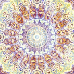 Vintage grunge mandala ornament pattern.