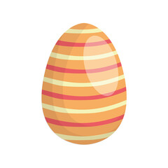 happy easter egg paint with lines stripes