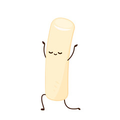 Tteokbokki character design. Spicy rice cake.