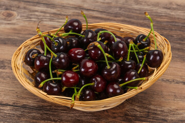 Ripe sweet tasty cherry  berry