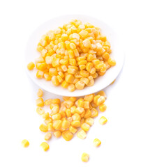 corn an isolated on white background