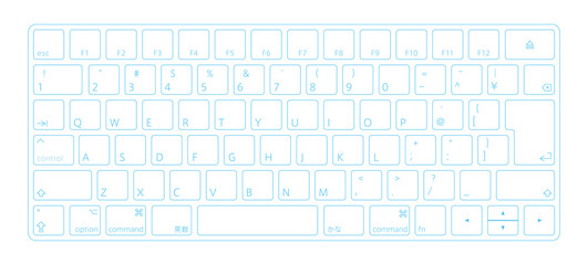 Magic Keyboard_JP_Blue line